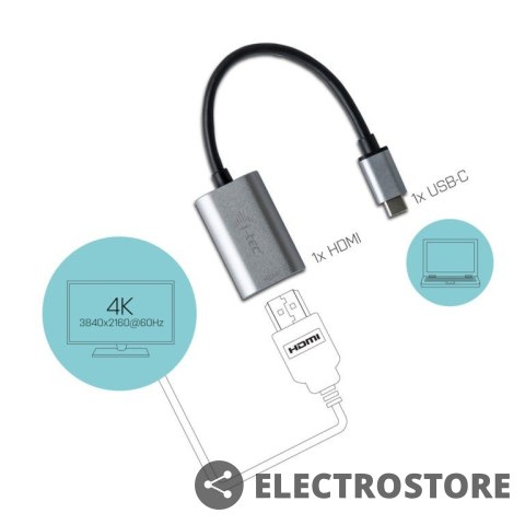 I-tec Adapter USB-C do HDMI, 4K Ultra HD 60Hz kompatybilny z Thunderbolt 3 I-tec Adapter USB-C do HDMI, 4K Ultra HD 60Hz kompatybilny z Thunderbolt 3