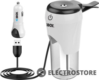 IBOX Ładowarka samochodowa USB 2.1 + Aromatyzer samochodowy CCH1 +