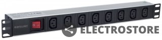 Intellinet Listwa zasilająca rack 19 1U 110V-250V/10A 8 gniazd C13 kabel 2m