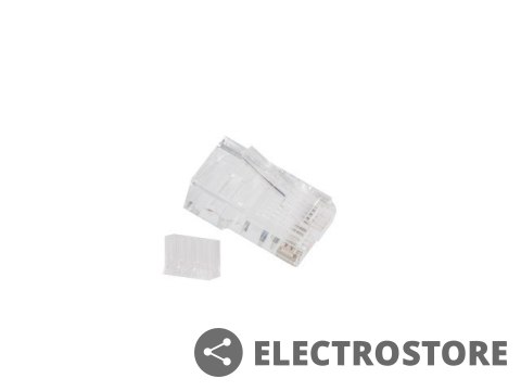 Lanberg Wtyk sieciowy RJ45 8P8C kat.6 UTP (100szt) z prowadnicą do linki i do drutu Lanberg Wtyk sieciowy RJ45 8P8C kat.6 UTP (100szt) z prowadnicą do linki i do drutu