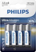 Philips Baterie Ultra Alkaline AA 4szt. blister