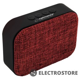 Esperanza Głośnik Bluetooth FM Samba czerwony