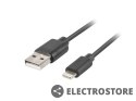 Lanberg Kabel Lightning - USB-A M/M 3m czarny