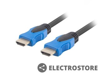 Lanberg Kabel Premium HDMI-HDMI M/M v2.0 1.8m czarny 4K 60Hz, pełna miedź