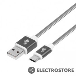 TB Kabel USB-USB C 1.5m szary sznurek