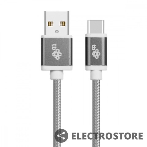 TB Kabel USB-USB C 1.5m szary sznurek TB Kabel USB-USB C 1.5m szary sznurek