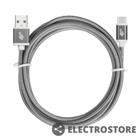 TB Kabel USB-USB C 1.5m szary sznurek TB Kabel USB-USB C 1.5m szary sznurek
