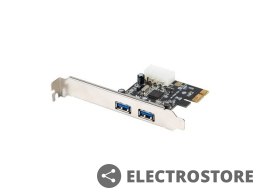 Lanberg Karta PCI Express - USB 3.1 Gen.1 2 porty + Śledź niskoprofilowy
