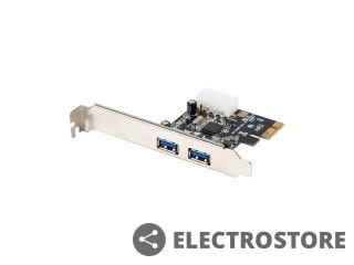 Lanberg Karta PCI Express - USB 3.1 Gen.1 2 porty + Śledź niskoprofilowy