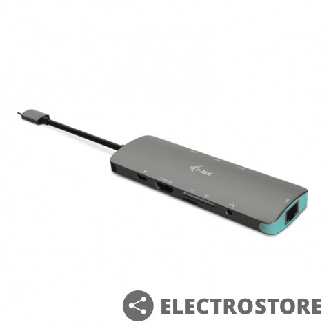 I-tec Stacja Dokująca USB-C Metal Nano 1x HDMI 4K Ultra HD 3840 x 2016 @ 30Hz 1x czytnik SD 1x czytnik micro SD 1x Ethernet GLAN RJ-4