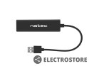 Natec Hub USB Dragonfly 3 porty USB 2.0 + RJ45