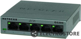 Netgear Przełącznik niezarządzalny GS305 5-port 5xGE