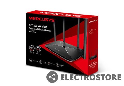 TP-LINK Router Mercusys AC12G AC1200 1xWAN 3xLAN-1Gb