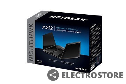Netgear Router Nighthawk AX12 AX6000 12-Stream 5 LAN 1 WAN 2 USB
