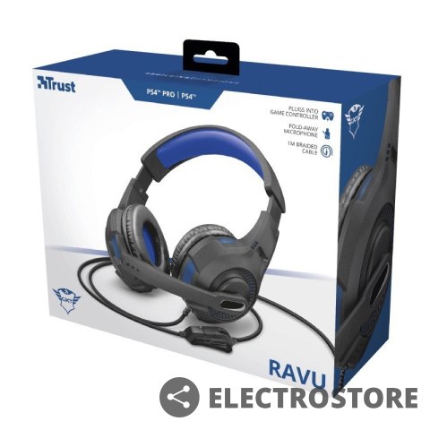 Trust Słuchawki GXT307B RAVU dla PS4 niebieskie Trust Słuchawki GXT307B RAVU dla PS4 niebieskie