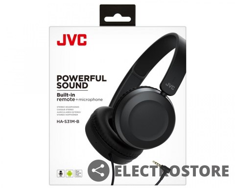 JVC Słuchawki HA-S31M czarne JVC Słuchawki HA-S31M czarne