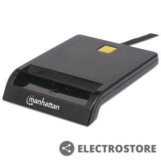 Manhattan Czytnik kart Smart USB zewnętrzny stykowy