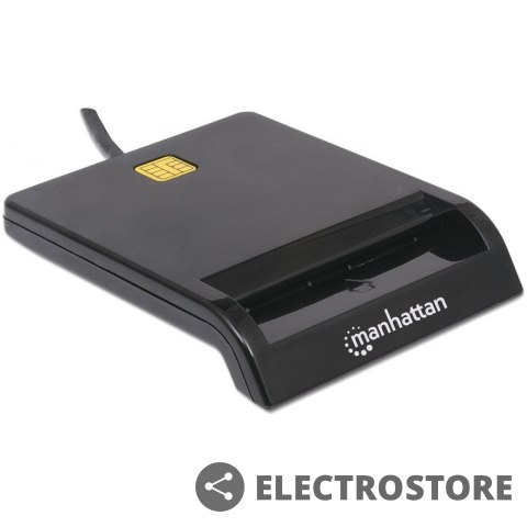 Manhattan Czytnik kart Smart USB zewnętrzny stykowy Manhattan Czytnik kart Smart USB zewnętrzny stykowy