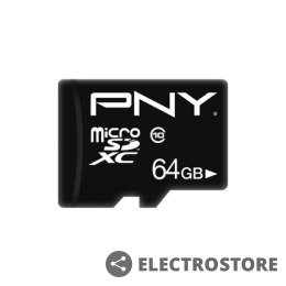 PNY Karta MicroSDHC 64GB P-SDU64G10PPL-GE