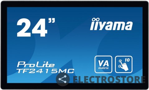 IIYAMA Monitor 24 TF2415MC-B2 pojemnościowy 10PKT, pianka, HDMI, DP IIYAMA Monitor 24 TF2415MC-B2 pojemnościowy 10PKT, pianka, HDMI, DP