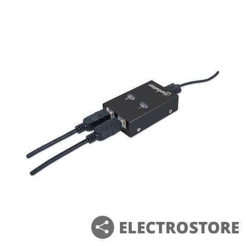 Manhattan Przełącznik automatyczny Hi-Speed USB 2.0 2 PC - 1 USB Manhattan Przełącznik automatyczny Hi-Speed USB 2.0 2 PC - 1 USB