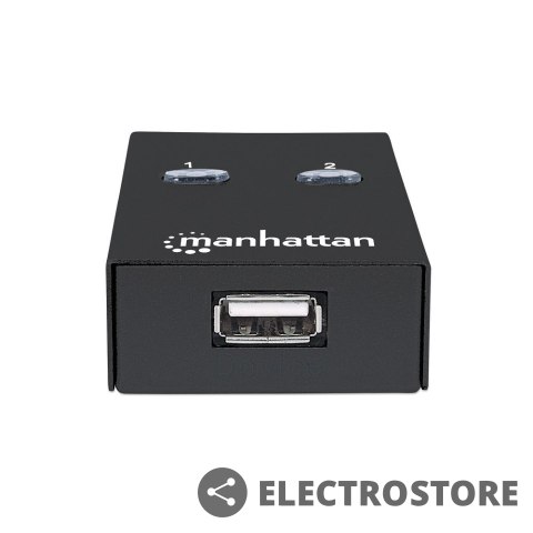 Manhattan Przełącznik automatyczny Hi-Speed USB 2.0 2 PC - 1 USB Manhattan Przełącznik automatyczny Hi-Speed USB 2.0 2 PC - 1 USB