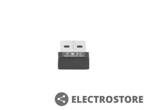 Lanberg Karta sieciowa USB NANO N150 1 wewnętrzna antena NC-0150-WI Lanberg Karta sieciowa USB NANO N150 1 wewnętrzna antena NC-0150-WI