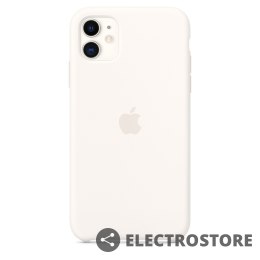 Apple Silikonowe etui do iPhone 11 - białe