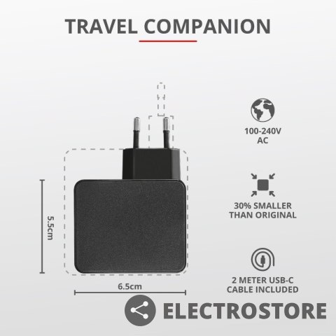 Trust Ładowarka MacBook MAXO 61W USB-C Trust Ładowarka MacBook MAXO 61W USB-C
