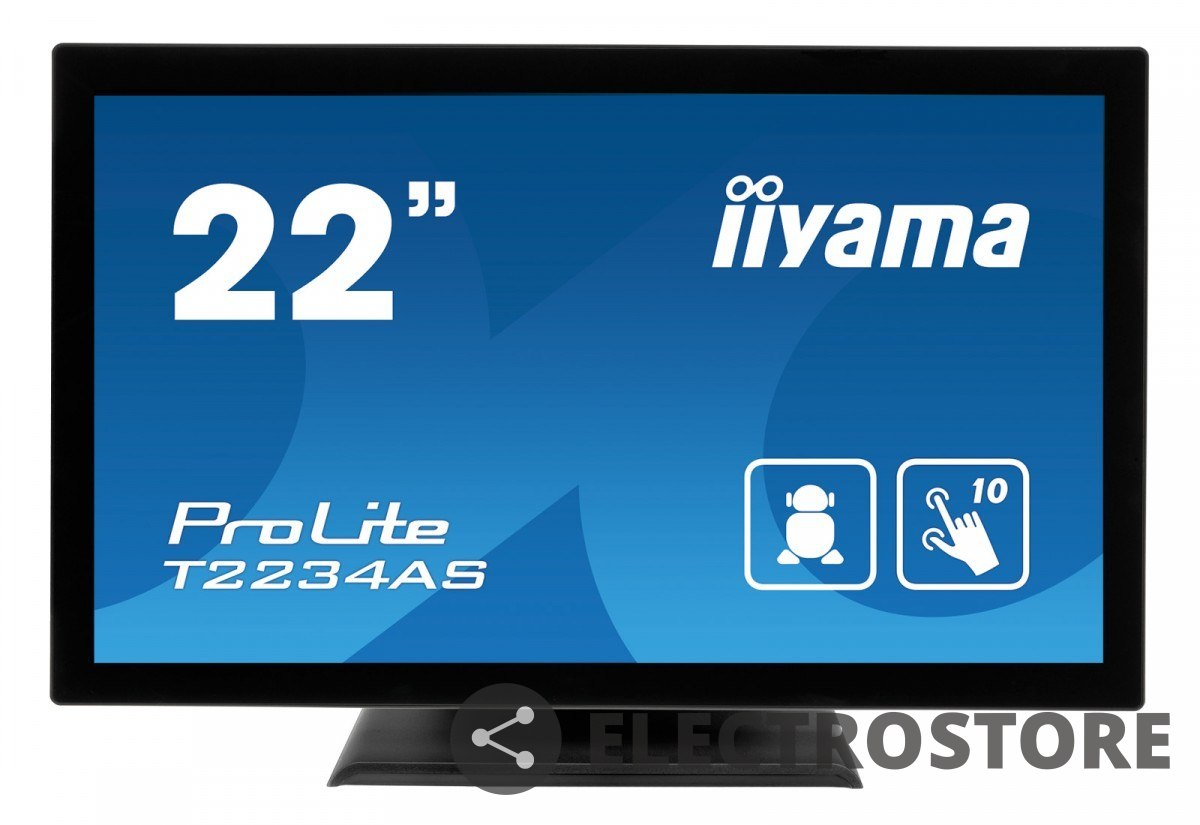 IIYAMA Monitor 22 cale T2234AS-B1 POJ.10PKT.IP65,HDMI,ANDROID 8.1,
