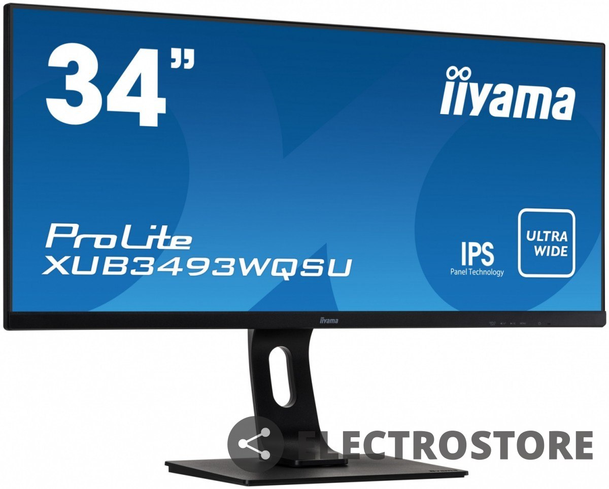 IIYAMA Monitor 34 cali XUB3493WQSU-B1 IPS UWQHD DP/USB/2xHDMI IIYAMA Monitor 34 cali XUB3493WQSU-B1 IPS UWQHD DP/USB/2xHDMI
