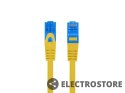 Lanberg Patchcord kat.6a S/FTP CCA 1.0m Żółty