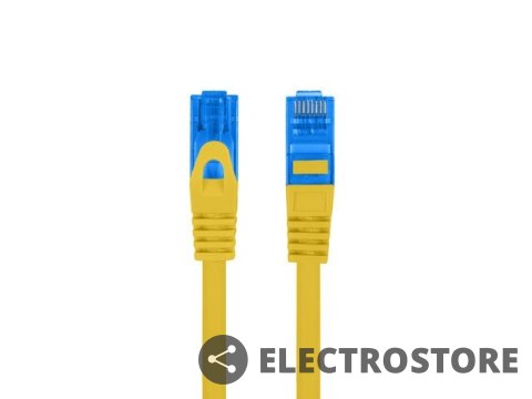 Lanberg Patchcord kat.6a S/FTP CCA 1.0m Żółty