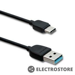 Qoltec Kabel USB typ C | USB 2.0 A | 1.2m | ultra szybki przesył danych