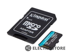 Kingston Karta pamięci microSD 128GB Canvas Go Plus 170/90MB/s Adapter