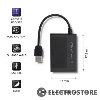 Qoltec Adapter USB 3.0 do dysków HDD/SSD 2.5 cala SATA3