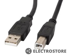 Lanberg Kabel USB-A(M)->USB-B(M) 2.0 1M CZARNY