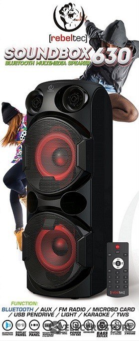 Rebeltec Głośnik Bluetooth karaoke SoundBox 630