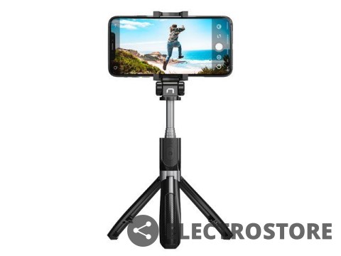 Natec Selfie stick tripod bezprzewodowy Alvito BT 4.0 Czarny Natec Selfie stick tripod bezprzewodowy Alvito BT 4.0 Czarny