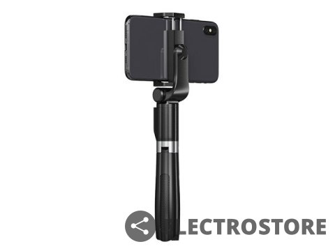 Natec Selfie stick tripod bezprzewodowy Alvito BT 4.0 Czarny Natec Selfie stick tripod bezprzewodowy Alvito BT 4.0 Czarny