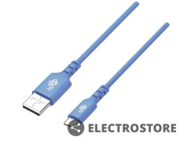 TB Kabel USB-USB C 1m silikonowy niebieski Quick Charge