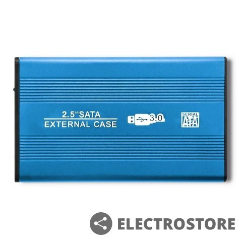 Qoltec Obudowa na dysk HDD/SSD 2.5 cala SATA3 | USB 3.0 | Niebieska Qoltec Obudowa na dysk HDD/SSD 2.5 cala SATA3 | USB 3.0 | Niebieska