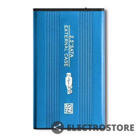 Qoltec Obudowa na dysk HDD/SSD 2.5 cala SATA3 | USB 3.0 | Niebieska Qoltec Obudowa na dysk HDD/SSD 2.5 cala SATA3 | USB 3.0 | Niebieska