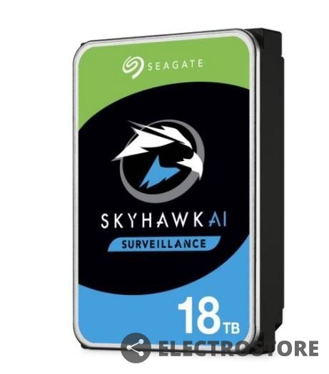 Seagate Dysk twardy SkyHawkAI 18TB 3,5 256MB ST18000VE002