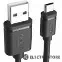 Unitek Kabel USB - microUSB 2.0, 2M, M/M; Y-C455GBK