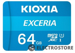 Kioxia Karta pamięci microSD 64GB M203 UHS-I U1 adapter Exceria