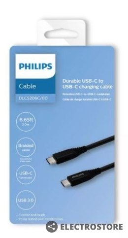 Philips Kabel USB-C to USB-C 2 metry