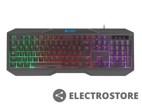 Fury Zestaw dla graczy 4 w 1 Thunderstreak 3.0 klawiatura + mysz + słuchawki + podkładka Fury Zestaw dla graczy 4 w 1 Thunderstreak 3.0 klawiatura + mysz + słuchawki + podkładka