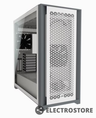 Corsair Obudowa 5000D Airflow TG biała Mid Tower ATX