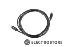 Lanberg Kabel USB-C M/M 2.0 CA-CMCM-40CU-0010-BK Czarny 1m